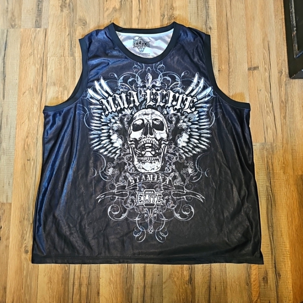 Affliction Black Graphic Men's Jersey